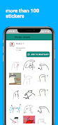 Flork Animated Funny Stickers تصوير الشاشة 3