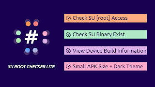Super su Root Checker Lite App पोस्टर