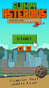 Slumpy Asteroids - Arcade Tapping Game captura de pantalla 7
