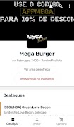 Mega Burger الملصق