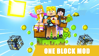 One Block for Minecraft Maps poster