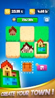 Merge Houses: Pixel City Game screenshot 1