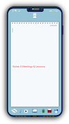 برنامه‌نما Notes 4 Meetings & Lessons عکس از صفحه