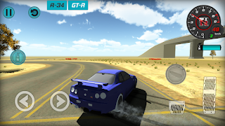 Simulateur de voiture Skyline capture d'écran 4