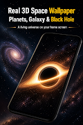 Real 3D Planets Live Wallpaper screenshot 1