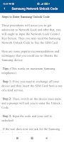 Samsung Unlock Code Guide Screenshot 2