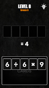 Dark Math - Math Puzzle Game تصوير الشاشة 5