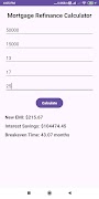 Mortgage Refinance Calculator 截圖 1