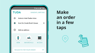 TUDA — order a ride Cartaz