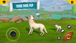 Wild Wolf Sim: Animal Fight 3D capture d'écran 2