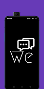 We-instant chat app الملصق