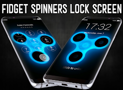 Fidget Spinners Lock Screen poster