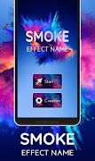 Name Art Smoke Effect-Smoke Effect Name Art 3D captura de pantalla 1