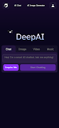 DeepAI الملصق