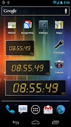24 Clock Widget Affiche
