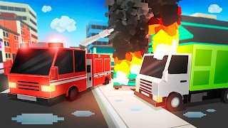 Cube Fire Truck: Firefighter capture d'écran 7