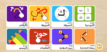 كتابة الحروف و الارقام العربية ภาพหน้าจอ 7