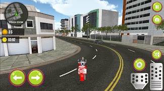 Moto Pizza Delivery Game screenshot 1