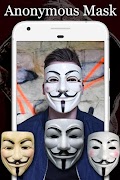 Anonymous Mask Photo Editor الملصق