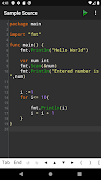 Go Programming Compiler پوسٹر