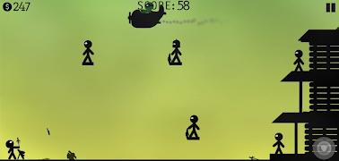 Stickman Fight - Knife Hit Screenshot 2