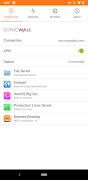 SonicWall Mobile Connect screenshot 1