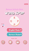 Word Kpop - Initials Quiz imagem de tela 7