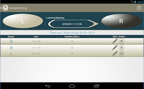 برنامه‌نما Breastfeeding عکس از صفحه