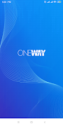 Oneway الملصق