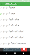 All Math Formulas capture d'écran 5