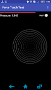 برنامه‌نما Force Touch Test عکس از صفحه