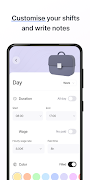 برنامه‌نما Shift Work Calendar عکس از صفحه
