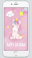 Unicorn Wallpaper | Kawaii Wallpaper Cute Cartaz