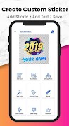 برنامهنما Fancy Text + Sticker Maker (WA عکس از صفحه