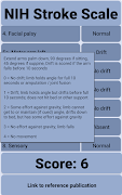 NIH Stroke Scale captura de pantalla 5