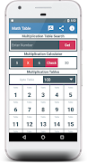 Multiplication Table Screenshot 3