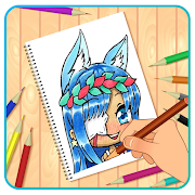 How to draw Gacha step by step اسکرین شاٹ 7