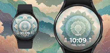 Zen Flow Digital Plakat