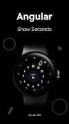 Angular - Minimal Watch Face captura de pantalla 5