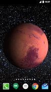 Mars Live Wallpaper اسکرین شاٹ 1