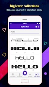 Stylish Text Floating Bubble imagem de tela 4