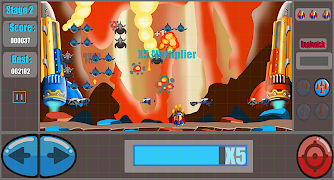Zukon Invaders From Space : Arcade Shoot em up ภาพหน้าจอ 1