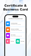 Certificates & Business Card الملصق