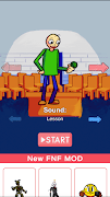 FNF BALDI Mod Test Poster