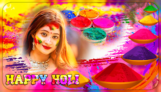 Holi Photo Frame Editor 2024 plakat