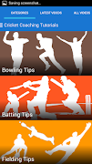 Cricket Coaching Tutorials स्क्रीनशॉट 1