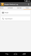 Simple Workout Log PRO Key تصوير الشاشة 4