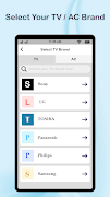 Smart Remote Control: TV/AC screenshot 1