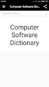 Computer Software Dictionary পোস্টার