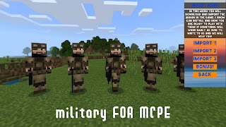 برنامه‌نما Military Mod for Minecraft PE عکس از صفحه